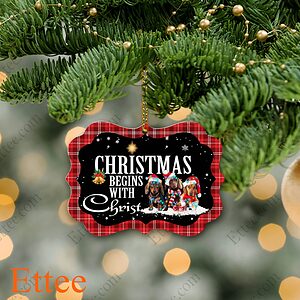 Dachshund Christmas Benelux Ornament, Gift For Dog Lovers - Ettee - Benelux