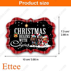 Dachshund Christmas Benelux Ornament, Gift For Dog Lovers - Ettee - Benelux