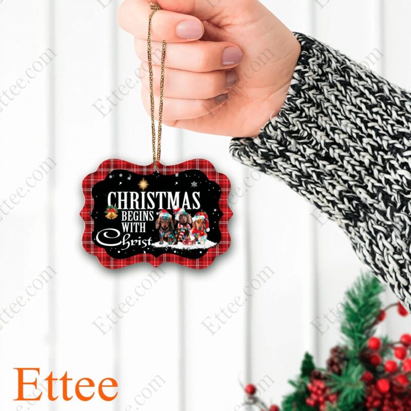 Dachshund Christmas Benelux Ornament, Gift For Dog Lovers