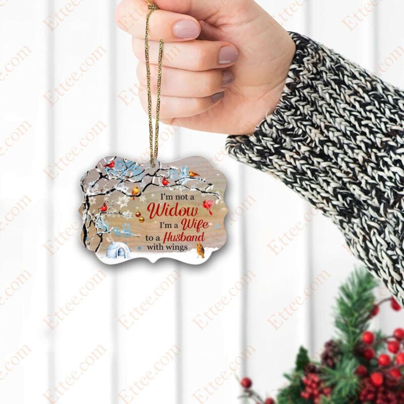 Memorial Benelux Ornament, I'm Not A Widow Christmas Gift