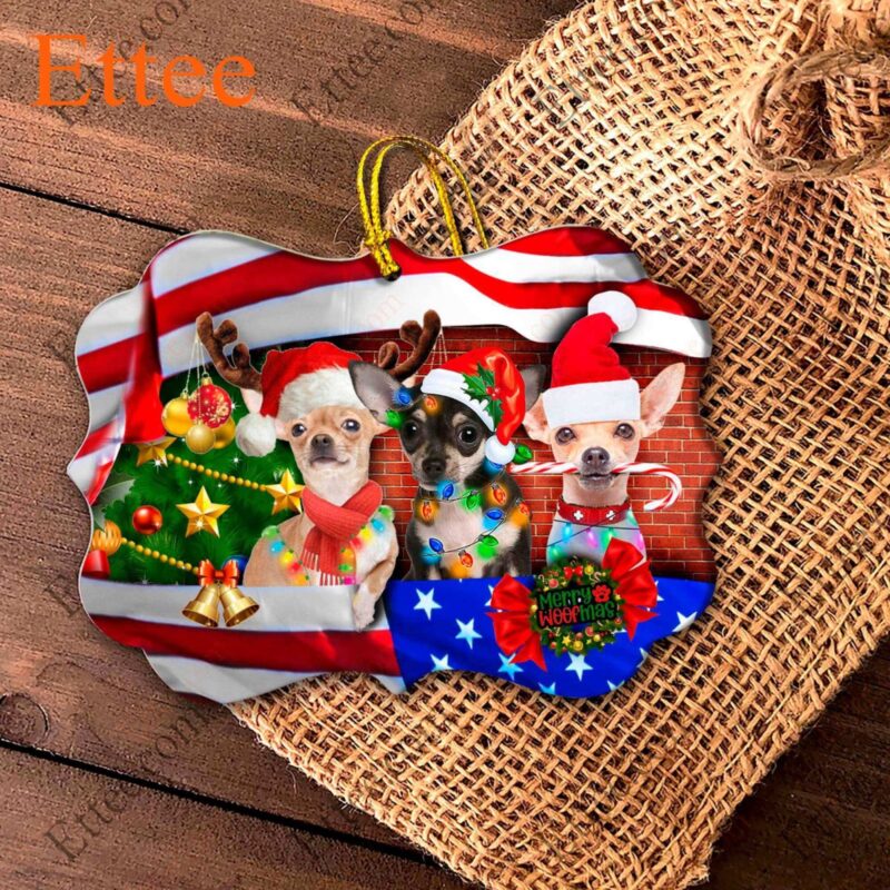 Chihuahua US Benelux Ornament, Christmas Gift For Dog Lovers