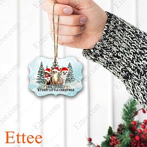 Chihuahua Gift 2022 Aluminum Benelux Ornament, Have Yourself A Furry Little Christmas - Ettee - benelux ornament