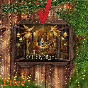 Jesus Nativity Benelux Ornament, O Holy Night Christmas - Ettee - Benelux