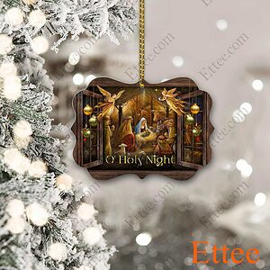 Jesus Nativity Benelux Ornament, O Holy Night Christmas - Ettee - Benelux