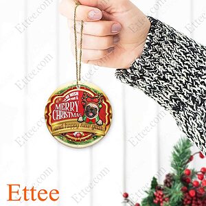 Pug Dog Ceramic Ornament, Christmas Gift 2022 - Ettee - 2022