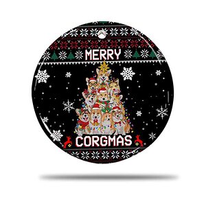 Merry Corgmas Ceramic Ornament, Corgi Dog Gift For 2022 - Ettee - 2022