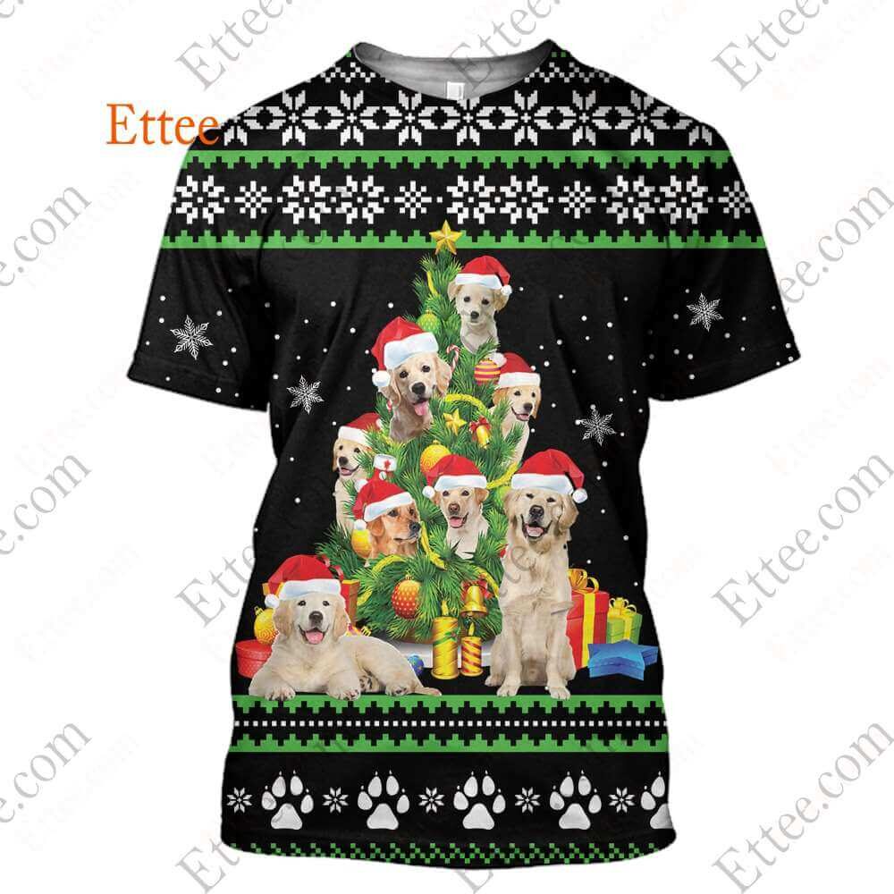 Golden Retriever Ugly 3D Hoodie, Gift for Dog Lover 2022 - Ettee - 2022