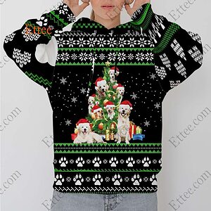 Golden Retriever Ugly 3D Hoodie, Gift for Dog Lover 2022 - Ettee - 2022