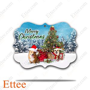 Corgi Dog Benelux Ornament, Merry Christmas 2022 - Ettee - benelux ornament