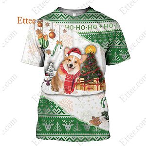 Corgi Dog Christmas 3D Hoodie, Gift for Dog Lover - Ettee - 3D Hoodie