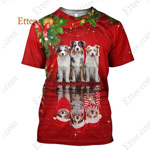 Border Collie 3D Unisex Hoodie Christmas 2022 - Ettee - 3D