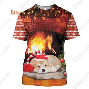 Corgi Butt 3D Unisex Hoodie, Perfect Corgi Christmas Gift - Ettee - 3D