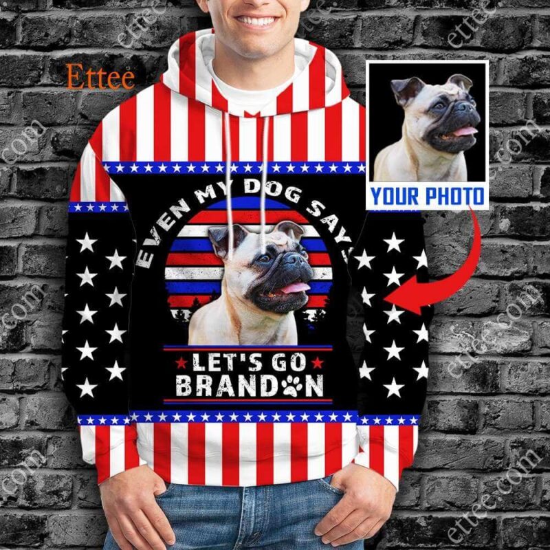Even My Dog Says LGB, Custom Dog Photo Gift Unique 2022