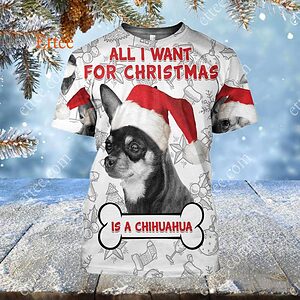 Chihuahua Sketch 3D Unisex Hoodie - Ettee - 3D