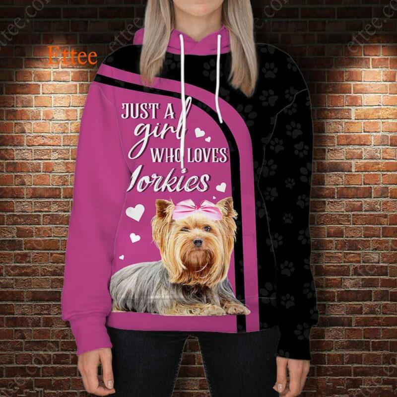 Yorkshire Terrier 3D Unisex Hoodie, A Bond That Can't Be Broken