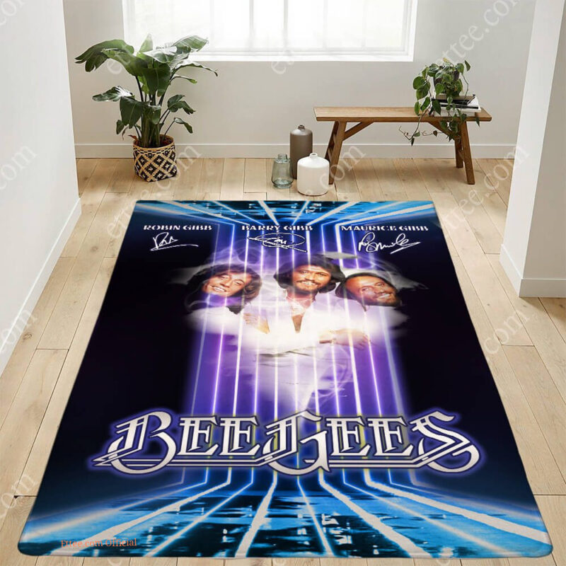 Bee Gees Band Rug, Music Carpet Decor For Room