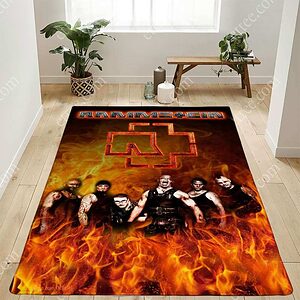 Rammstein Band Music Rug, Decor Gift For Room/Studio - Ettee - Band