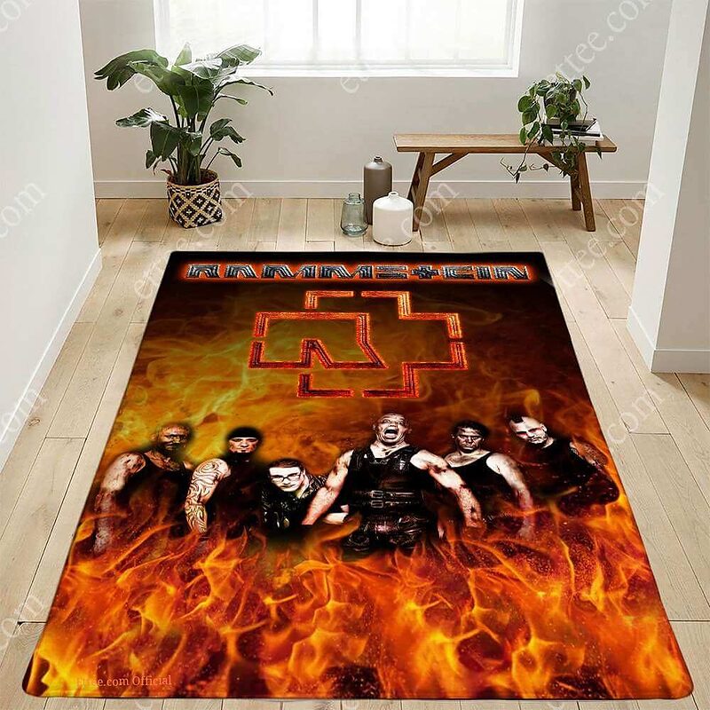 Rammstein Band Music Rug, Decor Gift For Room/Studio - Ettee - Band