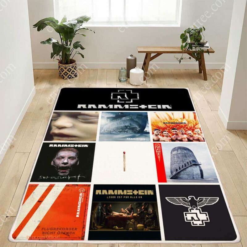 Rammstein Album Music Rug, Decor Gift For Room