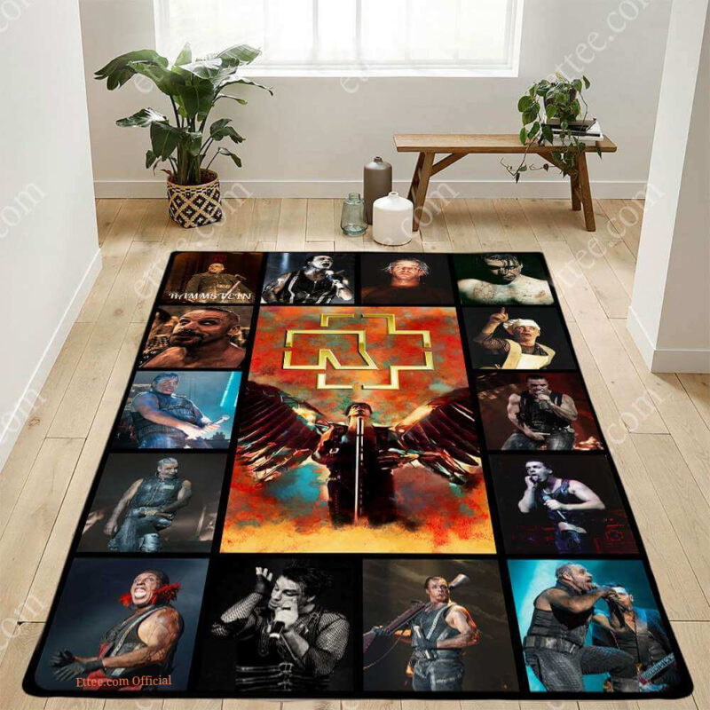 Rammstein Till Lindeman Music Rug, Decor Gift For Room
