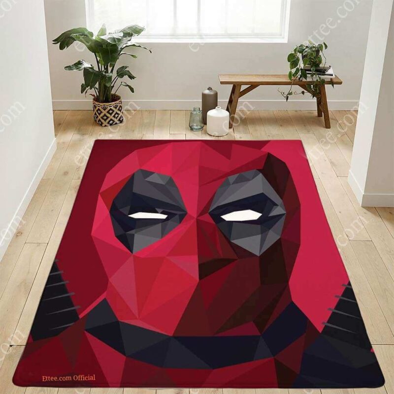 Deadpool Geometric Rug, Special Mats Carpet Decor Gift