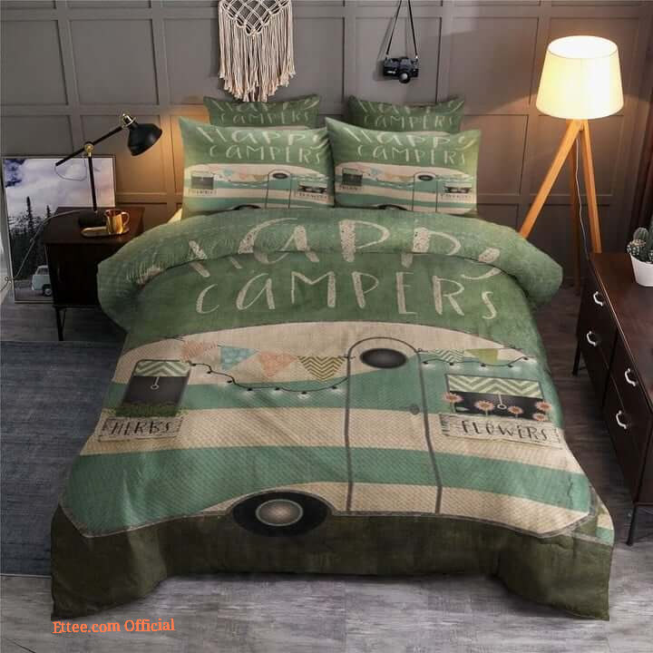 Happy Campers Car Camping Bedding Set