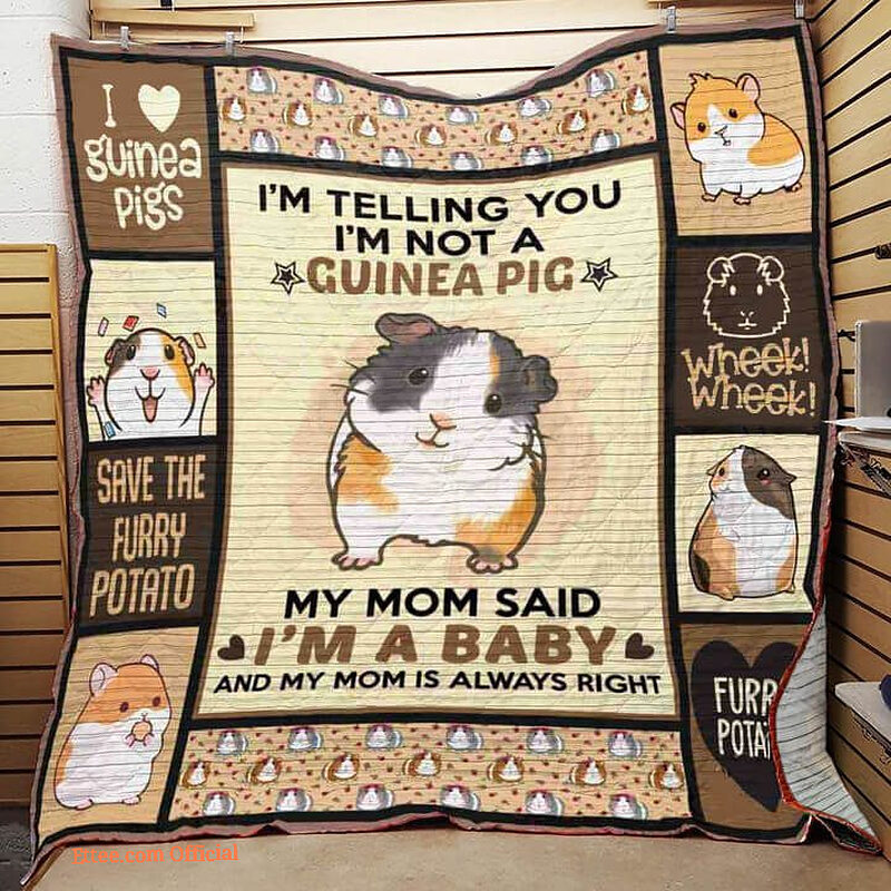 I'm Telling You I'm Not A Guinea Pig My Mom Quilt Blanket - Super King - Ettee