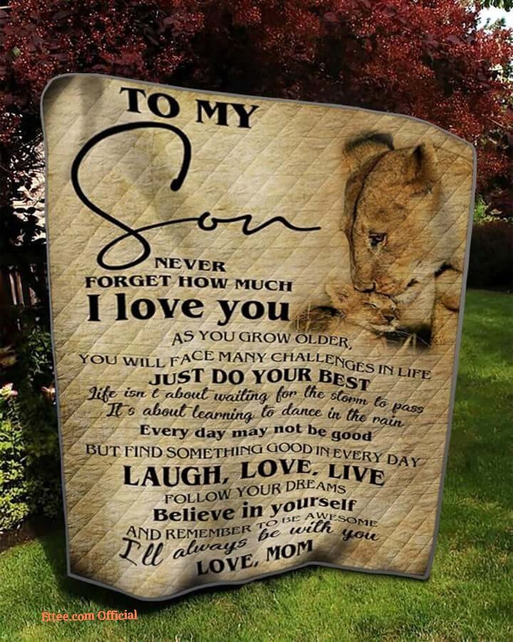 To My Mom Rose Throw Fleece Blanket Gift From Daughter Christmas Birthday Blanket - Ettee - Birthday