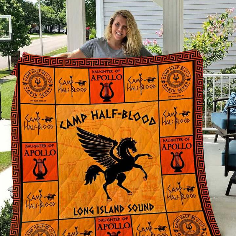 Camp Half Blood (Daughter Of Apollo) Quilt Blanket - Ettee