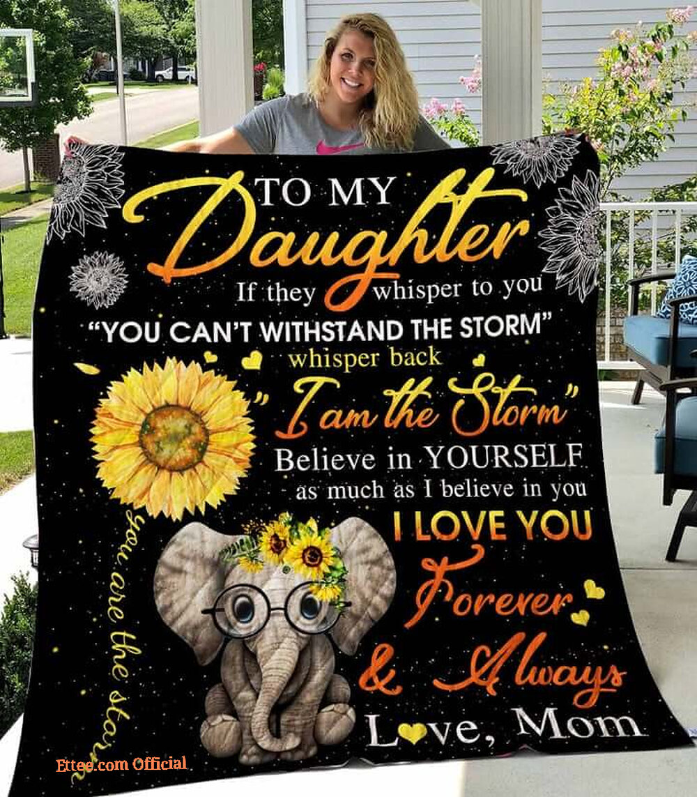 To My Mom Rose Throw Fleece Blanket Gift From Daughter Christmas Birthday Blanket To My Mom Rose Throw Fleece Blanket Gift From Daughter Christmas Birthday Blanket - Ettee - Birthday