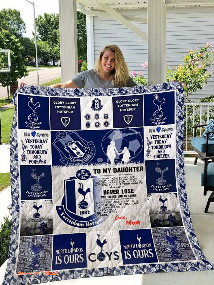 Tottenham Hotspur F.C Mom To Daughter Quilt Blanket