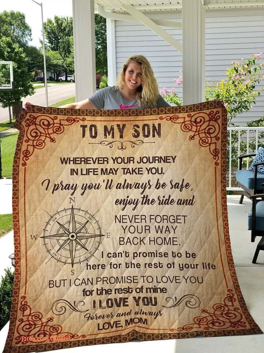 To My Mom Rose Throw Fleece Blanket Gift From Daughter Christmas Birthday Blanket To My Mom Rose Throw Fleece Blanket Gift From Daughter Christmas Birthday Blanket - Ettee - Birthday