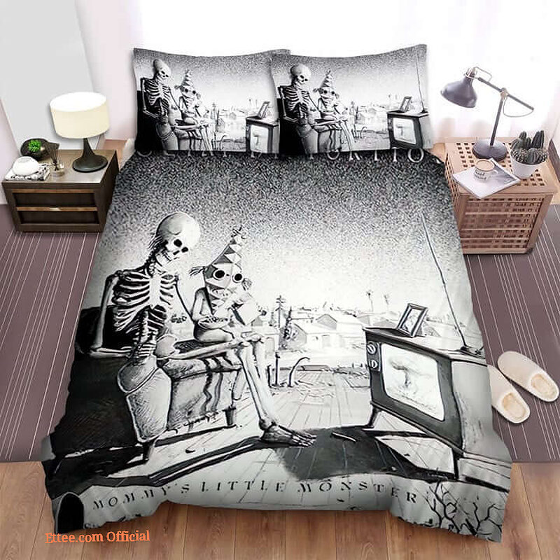 Mommy's Little Monster Social Distortion Bed Sheets Spread Comforter Duvet Cover Bedding Sets