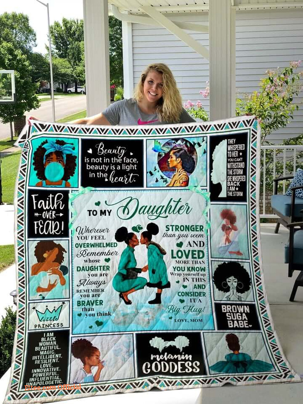 To My Mom Rose Throw Fleece Blanket Gift From Daughter Christmas Birthday Blanket To My Mom Rose Throw Fleece Blanket Gift From Daughter Christmas Birthday Blanket - Ettee - Birthday