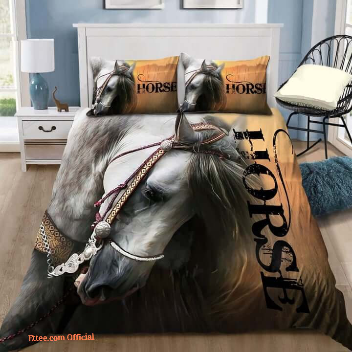 Beautiful Horse Bedding Set Cotton Bed Sheets Spread Comforter Duvet Cover Bedding Sets