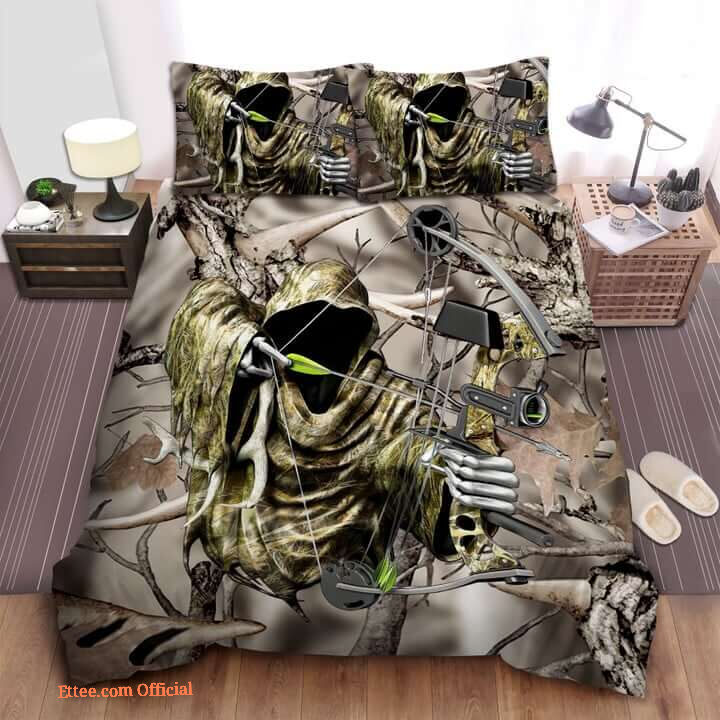 Bowhunting Camo Bedding Set. Luxurious Smooth And Durable. Smooth Comfort
