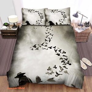 Jeepers Creepers Iii Movie Digital Art Ii Bed Sheets Spread Comforter Duvet Cover Bedding Sets - King - Ettee