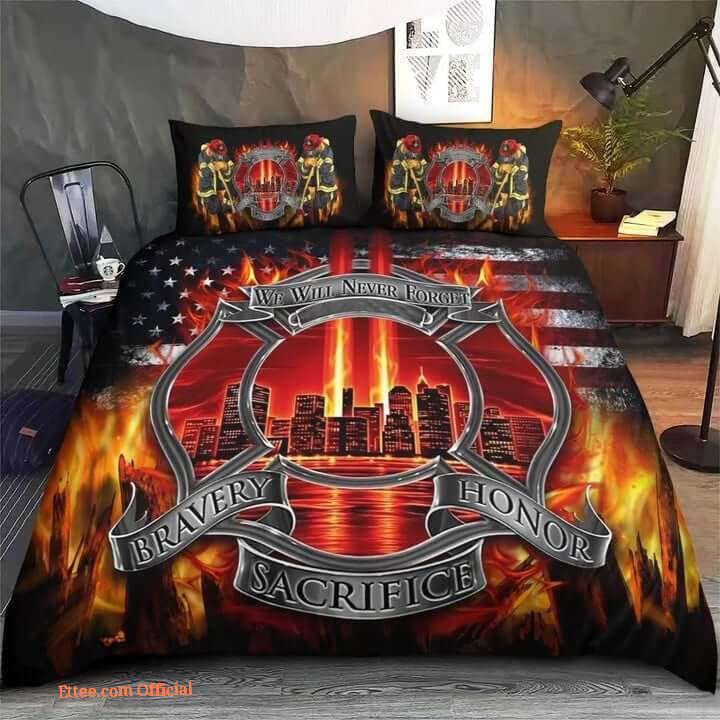 Proud Firefighter Bedding Set