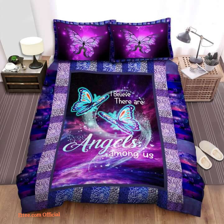 Butterfly Angels Among Us Bed Sheets Spread  Bedding Sets