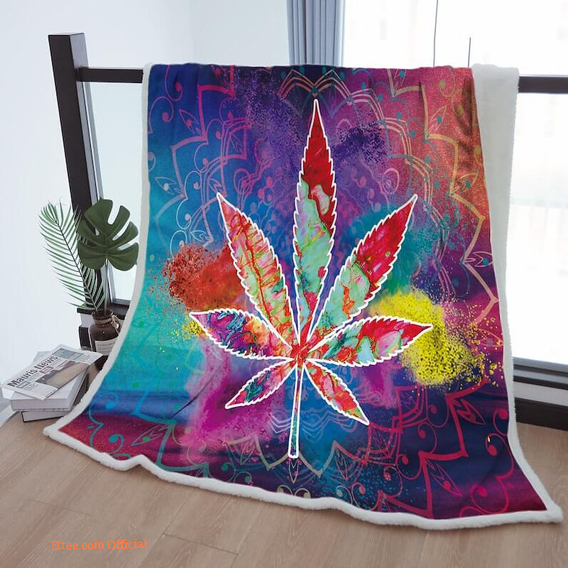 Sherpa Blanket Cozy Boho Mandala Throw Blanket To Mother Grandma Grandpa Gift Room Decor - Super King - Ettee
