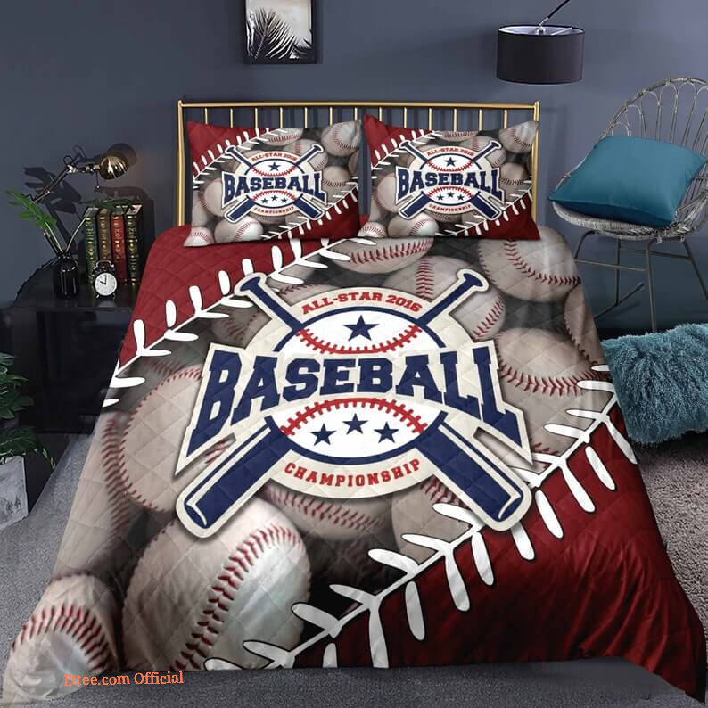 Baseball Sport 3pcs Comforter set Bedding set Quilt For Bedroom