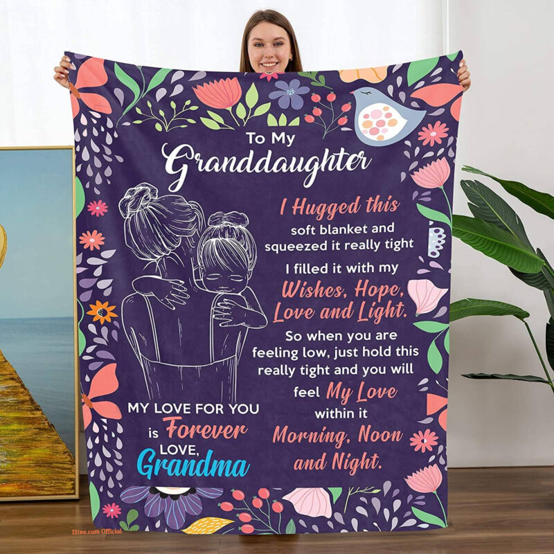 My Granddaughter Gifts from Grandma.Granddaughter Blanket
