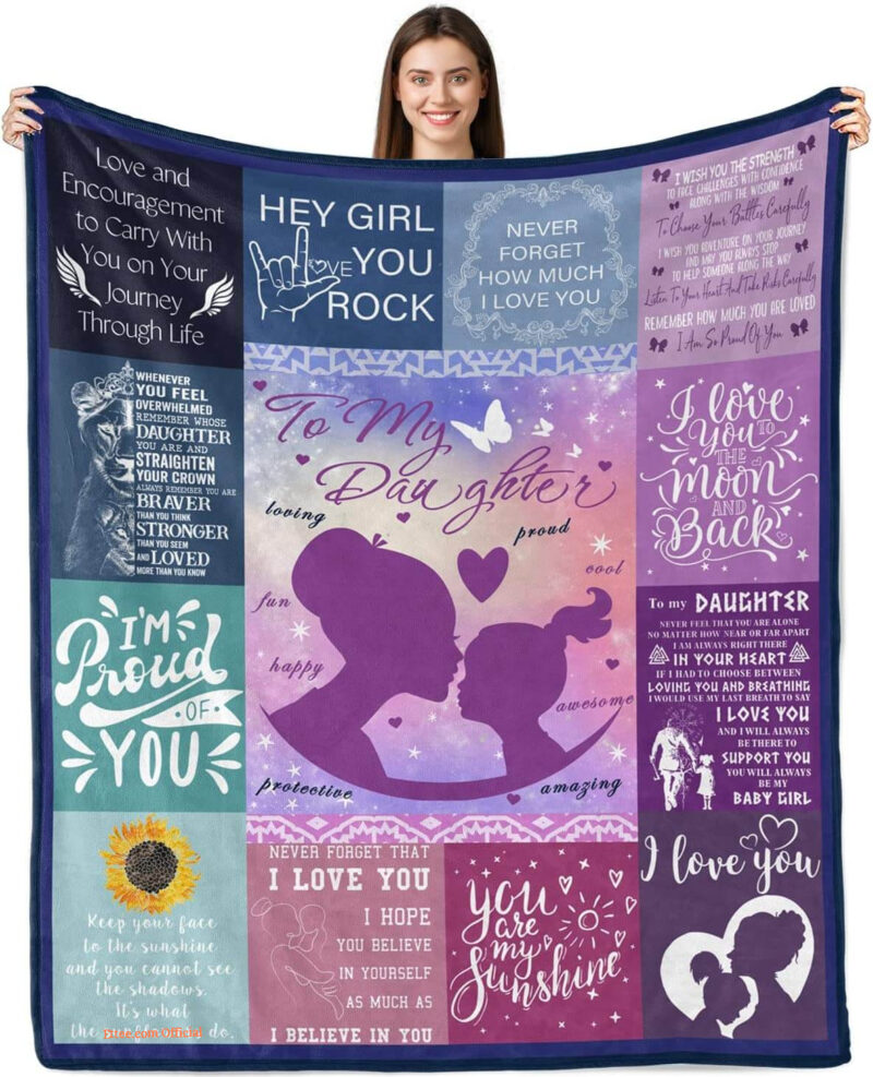 Daughter Blanket.Daughter Gifts.Daughter Gifts from Mom