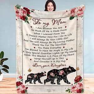Fastpeace Gifts for Mom from Daughter Son.Blanket for Mom Mother - Super King - Ettee