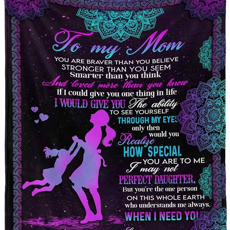 Love Quilt Blanket to My Mom. Luxurious Super Soft Quilt Blanket - Super King - Ettee