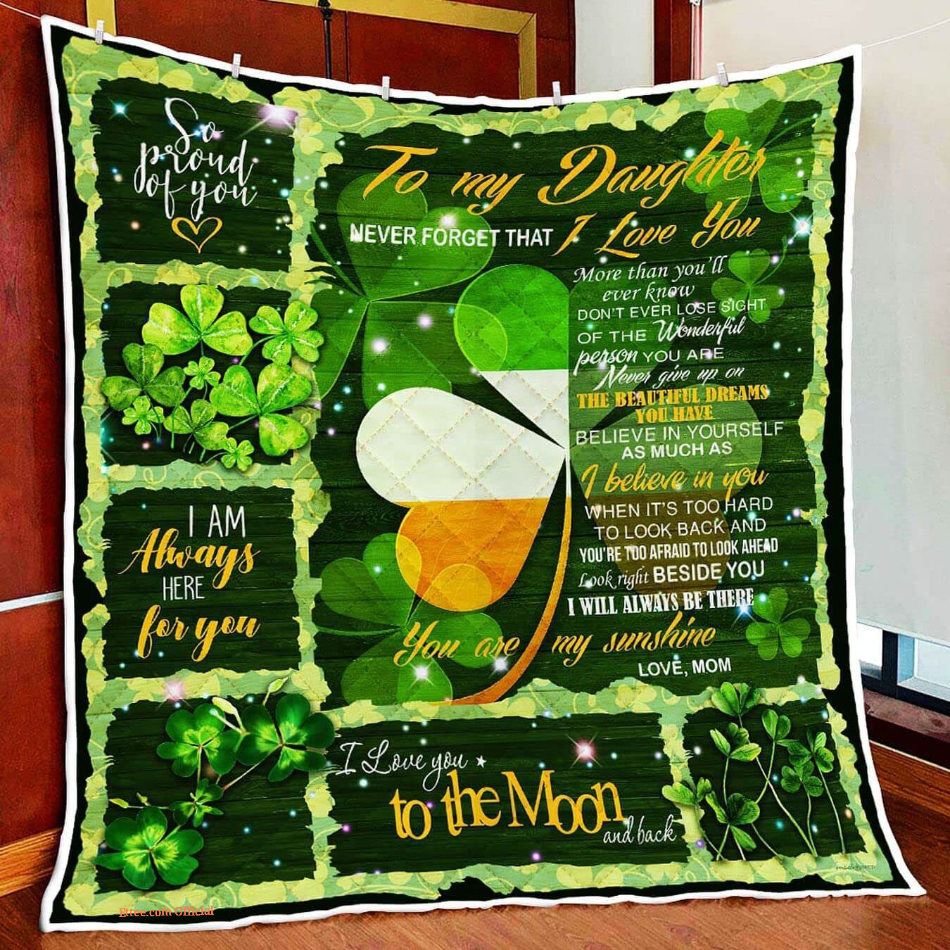 To My Mom Rose Throw Fleece Blanket Gift From Daughter Christmas Birthday Blanket To My Mom Rose Throw Fleece Blanket Gift From Daughter Christmas Birthday Blanket - Ettee - Birthday