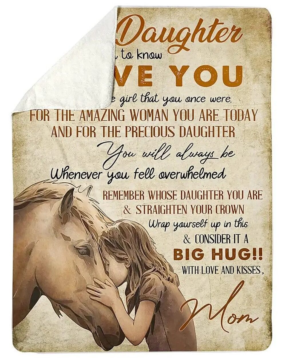 To My Mom Rose Throw Fleece Blanket Gift From Daughter Christmas Birthday Blanket To My Mom Rose Throw Fleece Blanket Gift From Daughter Christmas Birthday Blanket - Ettee - Birthday
