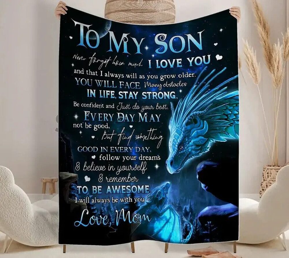 To My Mom Rose Throw Fleece Blanket Gift From Daughter Christmas Birthday Blanket To My Mom Rose Throw Fleece Blanket Gift From Daughter Christmas Birthday Blanket - Ettee - Birthday