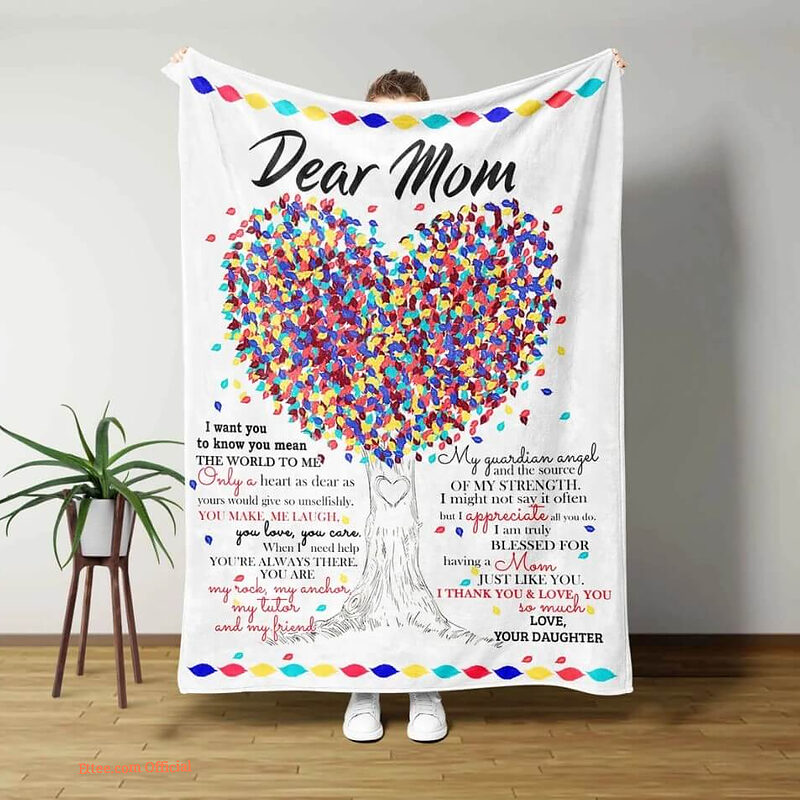 Mom And Daughter Quilt Blanket.Family Throw Quilt Blanket - Super King - Ettee
