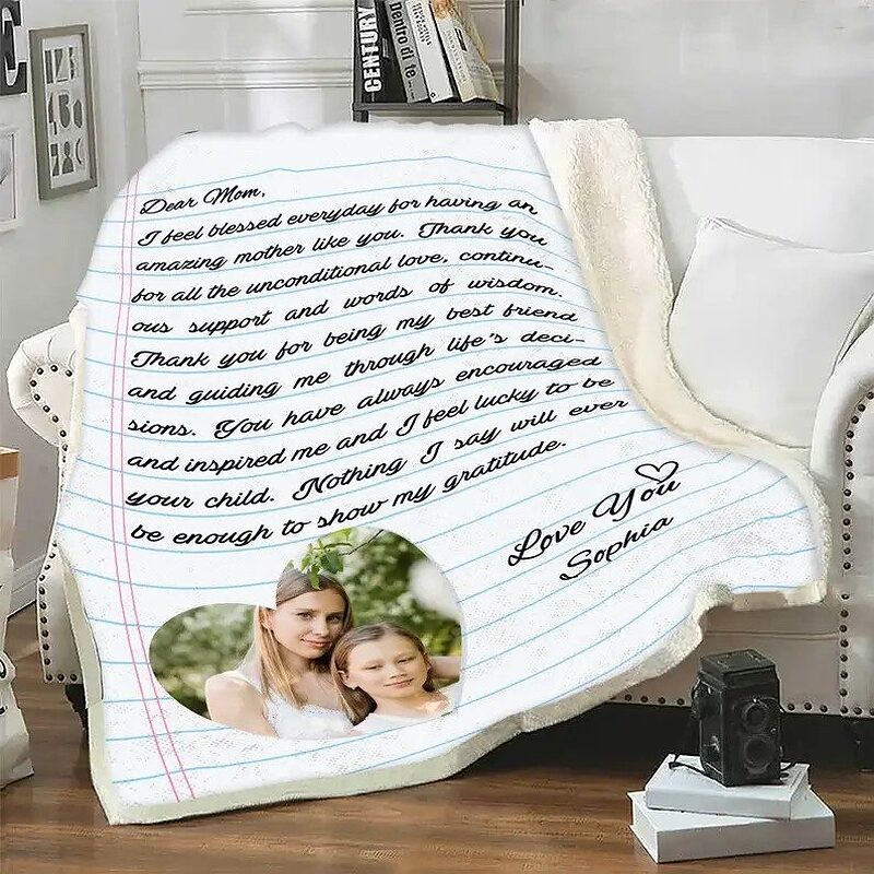 Mother's Day Gift To My Mom Quilt Blanket - Super King - Ettee
